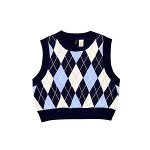 H&M argyle sweater vest
